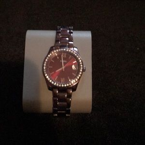 Chocolate fossil watch